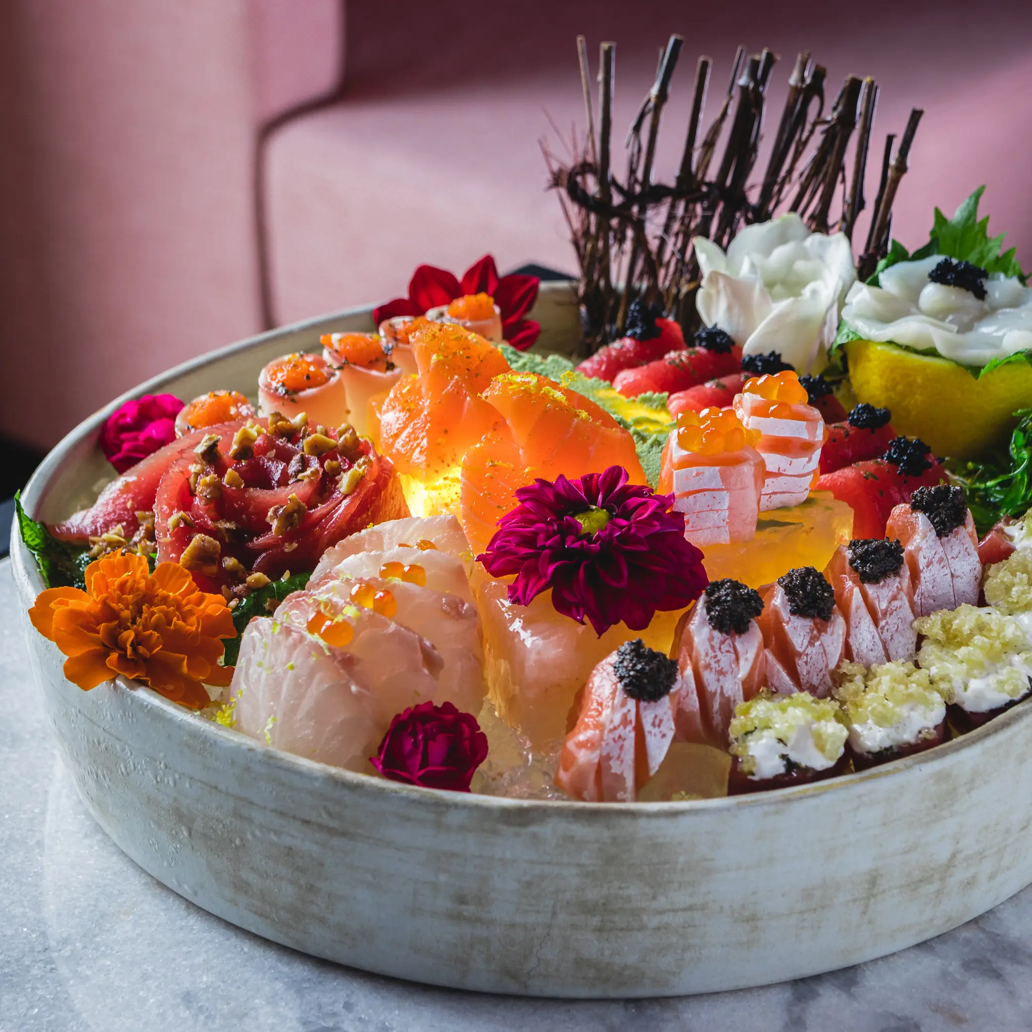Omakase-style composition